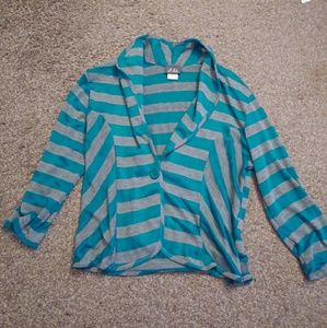 Teal and Grey Blazer